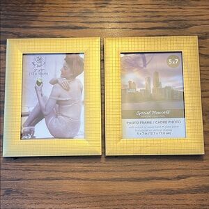 Set of 5X7 photo frames